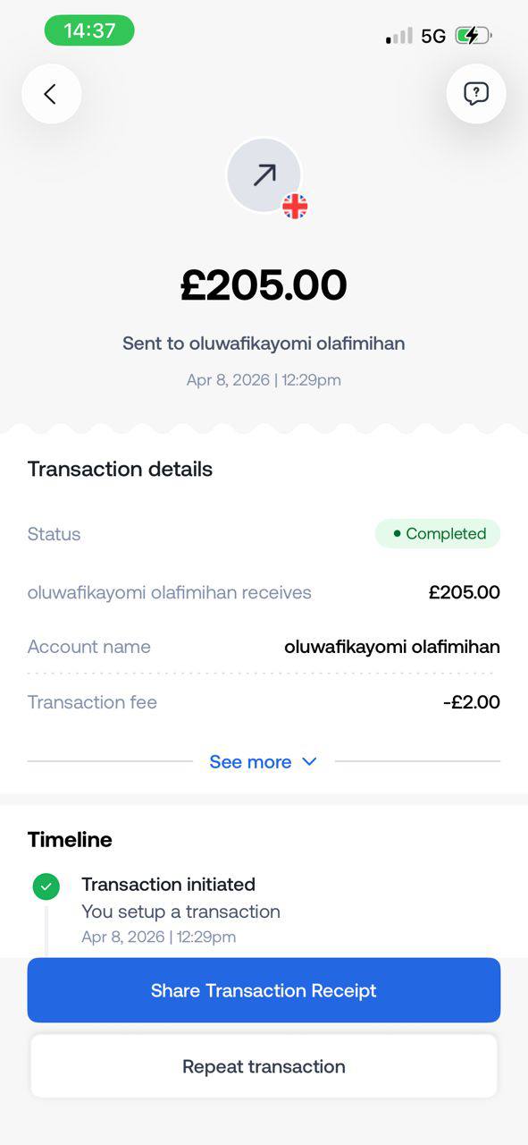 Payment proof 14