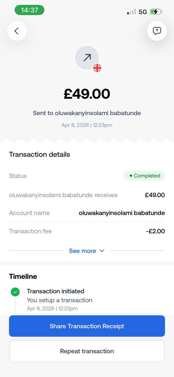 Payment proof 16