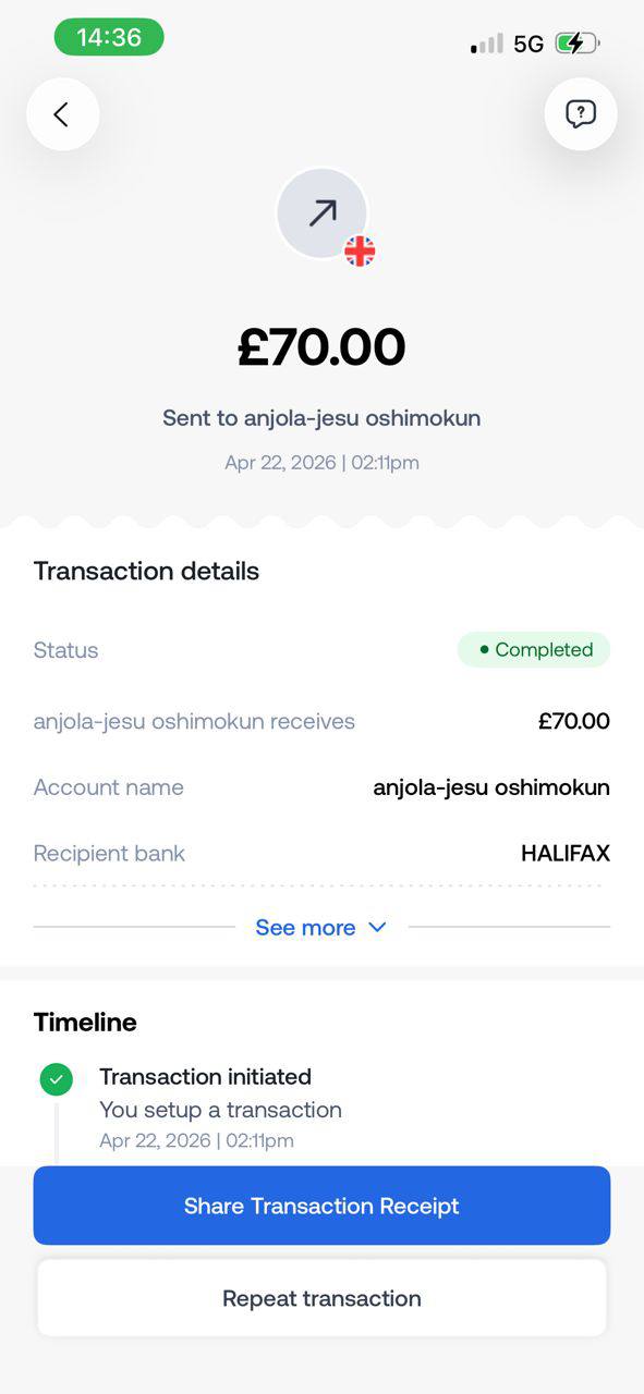 Payment proof 4